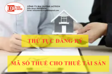 Thủ tục đăng ký mã số thuế cho thuê tài sản